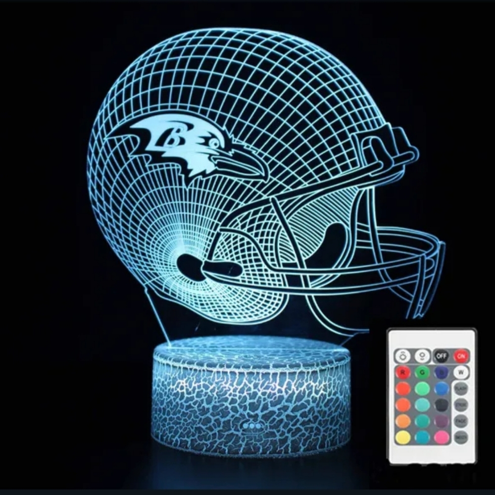 NFL Baltimore Ravens 3D Optical Illusion